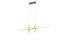 Pendente Tom Dourado (C)21cm (L)106cm 38W 3000K | LR001 - Imagem 1