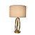 Base Abajur Veneto Bronze Metal Orgânico (A)54cm | MI013 - Imagem 1