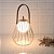 Abajur Lamp Gold E Branco (D)18Cm (A)22Cm 1xG9 | ML001G - Imagem 4