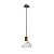 Pendente Oro Dourado Marrom (D)19cm (A)19.5cm 1xGU10 | ML012 - Imagem 1