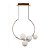 Pendente Nero Dourado Vidro Branco (A)69cm | MM002G - Imagem 1