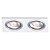 Spot Embutir Ecco 2Xminidicroica Bivolt Prata | NS5102A - Imagem 1