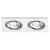 Spot Embutir Ecco 2Xar111 Bivolt Prata | NS5112A - Imagem 1