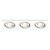 Spot Embutir Ecco 3Xar111 Bivolt Branco | NS5113B - Imagem 1