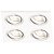 Spot Embutir Ecco 4Xar111 Bivolt Branco | NS5114B - Imagem 1