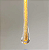 Pendente Goccia Ouro Dourado LED (A)41Cm 3W | OC002S - Imagem 3