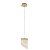 Pendente Onda Dourado (C)14.8cm (A)22cm 2,5W 3000K | OC008S - Imagem 1
