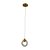 Pendente Oggi Dourado (D)15Cm 2X3W 2700K | OC014 - Imagem 1