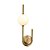 Arandela Candy Dourado (C)45cm (L)16cm 10W 2700K | OC018 - Imagem 1