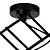Pendente Tratto Preto (D)36cm (A)16.5cm 1xE27 | OP027 - Imagem 2