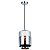 Pendente Shade Cromado Espelhado (A)18Cm (D)25Cm 1xE27 | OP043C - Imagem 1