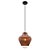 Pendente Fuzy Cobre Vidro D 23Cm X 28Cm 1xE27 | OP054A - Imagem 1