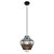 Pendente Fuzy Cromado Vidro 23Cm X 28Cm 1xE27 | OP054C - Imagem 1