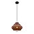 Pendente Fuzy Cobre Vidro 27,5Cm X 25Cm 1xE27 | OP055A - Imagem 1