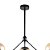 Pendente Orbe Preto Champanhe (L)100Cm 10xE27 | OP056 - Imagem 3
