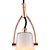 Pendente Bar Cobre Branco Vidro (D)14Cm (A)22Cm | OP057A - Imagem 3