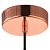 Pendente Bar Cobre Branco Vidro (D)14Cm (A)22Cm | OP057A - Imagem 2