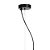 Pendente Khao Preto Champanhe (D)25Cm (A)45Cm 1xE27 | OP060CH - Imagem 2