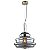 Pendente Bangkok Metal Vidro Fume (D)32Cm (A)37,7Cm | OP062S - Imagem 1