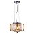 Pendente Plafon Soho Cromado Ambar (D)28Cm 3xG9 | PD005AM - Imagem 1