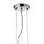 Pendente Plafon Soho Cromado Transp (D)28Cm 3xG9 | PD005CR - Imagem 3