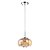 Pendente Plafon Soho Cromado Ambar (D)22Cm 1xG9 | PD007AM - Imagem 1