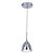 Pendente Obi Cromado Metal 11Cm X 10Cm 1xG9 | PD008C - Imagem 1