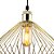 Pendente Nest Dourado 30Cm x 26Cm 1xE27 | PD014B - Imagem 3