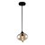 Pendente Hanoi Preto Ambar 20Cm X 20,5Cm 1xg9 | PD017A - Imagem 1