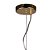 Pendente Nobu French Gold e Transparente 40cm 1xA60 | RE004GC - Imagem 2