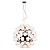 Pendente Dio Cromado (D)80Cm (A)75Cm 60xE27 | RE009 - Imagem 1