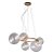 Pendente Oxala Dourado Transp (C)62.3cm (L)49.6cm 5xG9 | RE010S - Imagem 1
