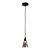 Pendente Cone Preto E Fume (D)12Cm (A)30Cm 1Xg9 | RE012 - Imagem 1