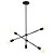 Pendente Ipanema Preto (D)68Cm (A)139Cm 4Xe27 | RM003B - Imagem 1