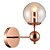 Arandela Orbe Cobre Bolinha Classico (D)24cm | RM005R - Imagem 1