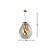 Pendente Caju Bronze Conhaque (D)48Cm (A)63Cm | RZ001EL - Imagem 3