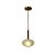 Pendente Filó Bronze Branco (D)20Cm (A)28Cm 1xG9 | RZ005W - Imagem 1