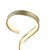 Abajur Fluire Dourado Moderno (C)23Cm (A)45Cm | SB002 - Imagem 2