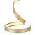 Abajur Fluire Dourado Moderno (C)23Cm (A)45Cm | SB002 - Imagem 4
