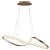 Pendente Flow Dourado (C)93Cm 30W 3000K | SB008G - Imagem 1
