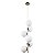 Pendente Petit Poa French Gold (D)31cm (A)140cm 6xE27 | SQ004 - Imagem 1