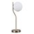 Abajur Viva French Gold E Branco Bolinha (A)49cm | SQ007 - Imagem 1