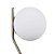 Abajur Viva French Gold E Branco Bolinha (A)49cm | SQ007 - Imagem 3