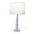 Base Abajur Crily Acrilico Transparente (D)14Cm (A)39Cm | TE0127 - Imagem 1