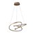 Pendente Zig Dourado (C)57cm (L)47cm (A)26cm 35W 3000K | TP001G - Imagem 2