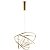 Pendente Ninho Dourado (D)41Cm 24W 3000K | WD017M - Imagem 1