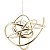 Pendente Ninho Dourado (D)23Cm 12W 3000K | WD017S - Imagem 2