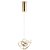 Pendente Ninho Dourado (D)23Cm 12W 3000K | WD017S - Imagem 1