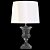 Base Abajur Classic Vidro Cromado 17Cm X 40Cm | XL1188 - Imagem 1
