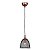 Pendente Copper Cobre e Preto (D)18Cm (A)23Cm 1Xe27 | XN002 - Imagem 1